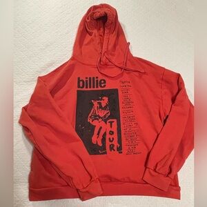 Billie Eilish Hoodie Sweatshirt Happier Than Ever Tour Size Large